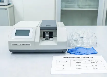 Spectrophotometer for water analysis