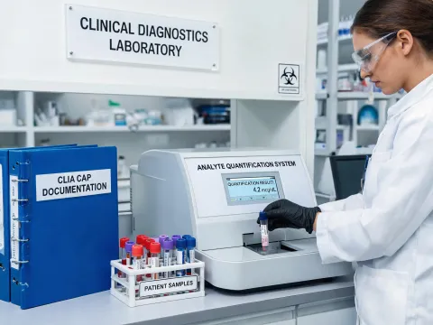 Clinical diagnostics sample handling