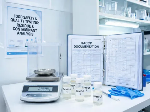 Food safety testing bench