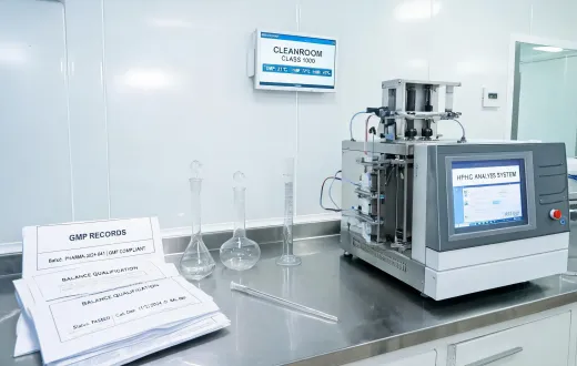 Pharmaceutical validation lab