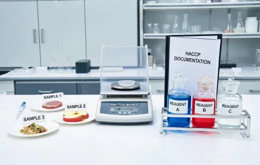 Food quality testing workflow
